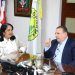 Coopnama recibe visita de cortesía de la presidenta del Idecoop.